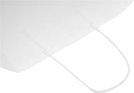 Miniatyrbilde 5 av Hvit Papirpose Stor (32 x 12 x 40 cm) 80-90 g/m2 Kraftpapir med Vridde Håndtak