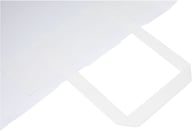 Miniatyrbilde 4 av Hvit Papirpose XXL (49,5 x 14 x 44 cm) 90-100 g/m2 Kraftpapir med Flate Håndtak