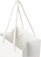 Miniatyrbilde 6 av Hvit Vinpose Håndlaget 170 g/m2 Laminert Papir med Plasthåndtak