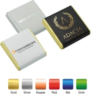 Miniatyrbilde 1 av 30,5% Kakao Sjokoladekvadrat 5g med Luksuriøs Preging