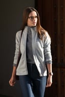 Miniatyrbilde 1 av Dark Grey Melange Nimbus Montana  Fleecejakke Dame