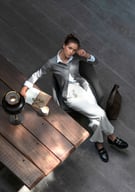 Miniatyrbilde 1 av Black Nimbus Phoenix Merinoull Strikket Cardigan Dame