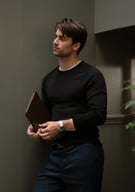 Miniatyrbilde 1 av Black Nimbus Richmond Merinoull Strikkegenser