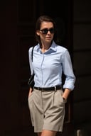 Miniatyrbilde 1 av Light Blue Nimbus Rochester Bomull Skjorte Dame