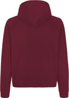 Miniatyrbilde 1 av Bordeaux Neutral Unisex Skjult Glidelås Hettejakke