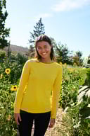 Miniatyrbilde 3 av Bordeaux Neutral Langermet T-skjorte Dame