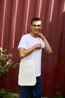 Miniatyrbilde 1 av Marine Neutral Twill bomullspose med lang skulderrem