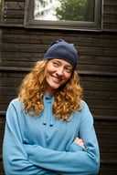 Miniatyrbilde 1 av Bordeaux Neutral Interlock Beanie