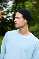 Miniatyrbilde 1 av Charcoal Neutral Rib Beanie