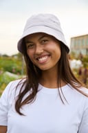 Miniatyrbilde 1 av Bordeaux Neutral Bucket Hat