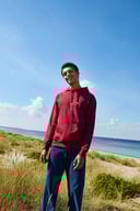 Miniatyrbilde 1 av Bordeaux Neutral Tiger Cotton Unisex Tiger Cotton Hoodie