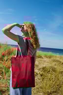 Miniatyrbilde 1 av Bordeaux Neutral Tiger Cotton Tiger Cotton Twill Bomullspose