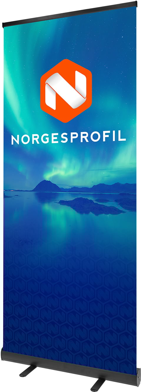 Hovedproduktbilde for 1-135-npl1003 Roll up Sort 85 cm med bæreveske