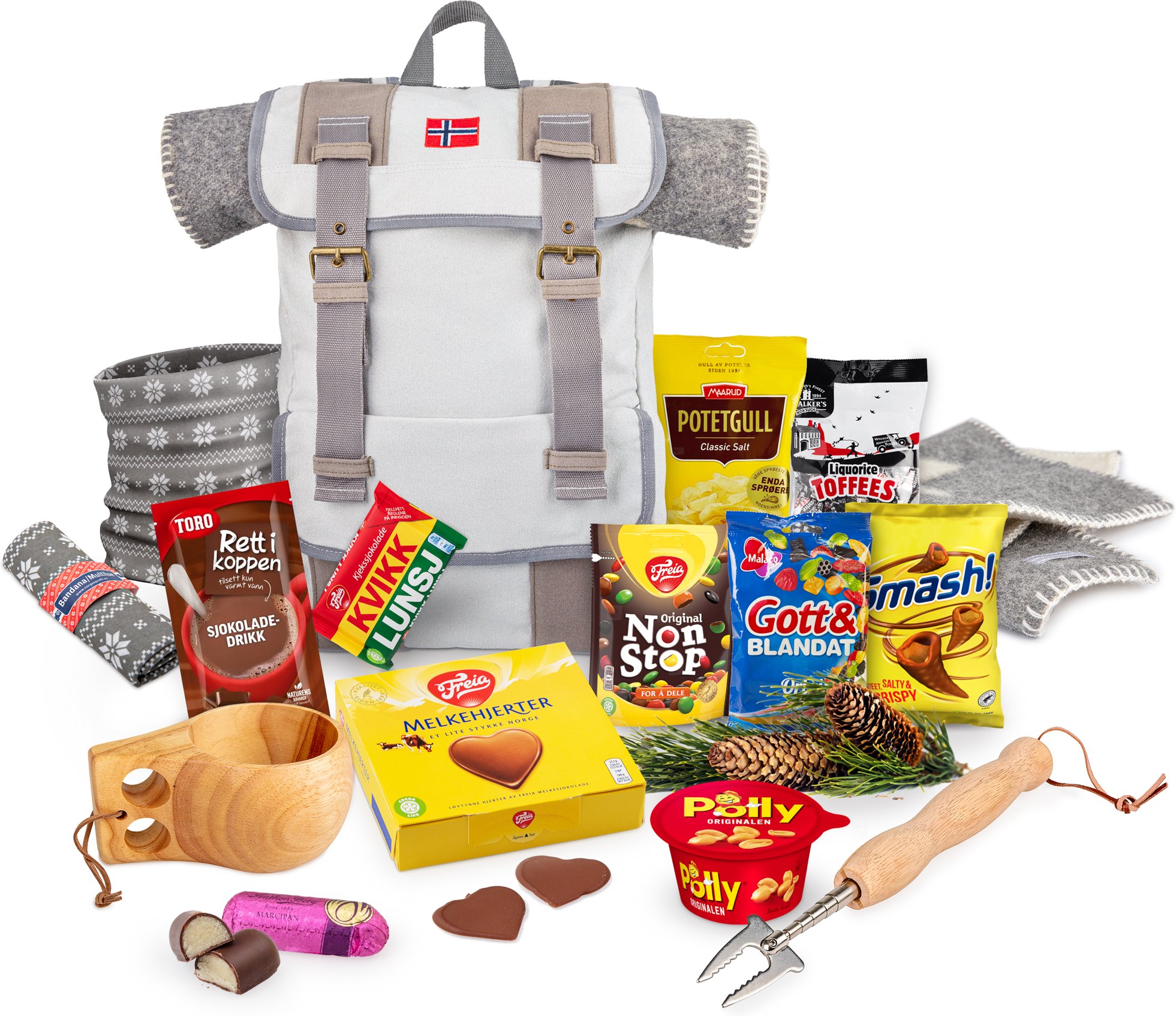 Hovedproduktbilde for 1-136-npl1035 Olasekken med julegodt stor