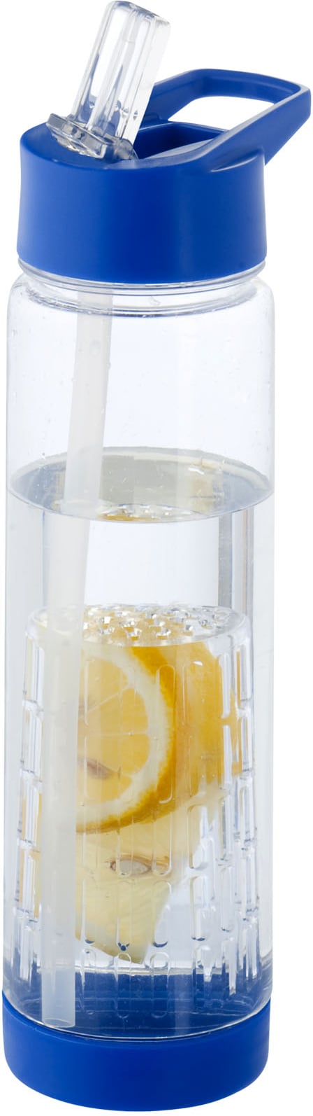 Hovedproduktbilde for Transparent/Blå Tutti frutti 740 ml Tritan Sportsflaske med Infuser