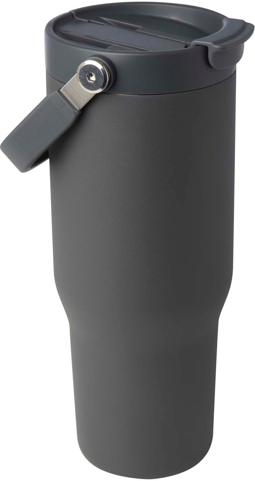 Hovedproduktbilde for Grå Bronx 900 ml Resirkulert Stål og Kobber Drikkeflaske med Funksjonslokk