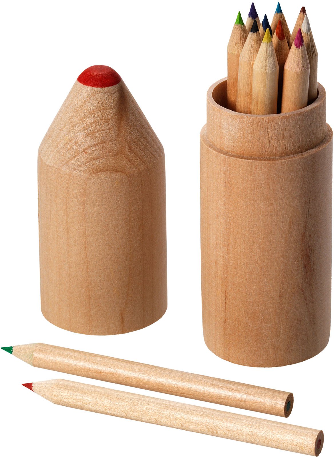 Hovedproduktbilde for Naturhvit Bossy Fargeblyaner 12 Deler