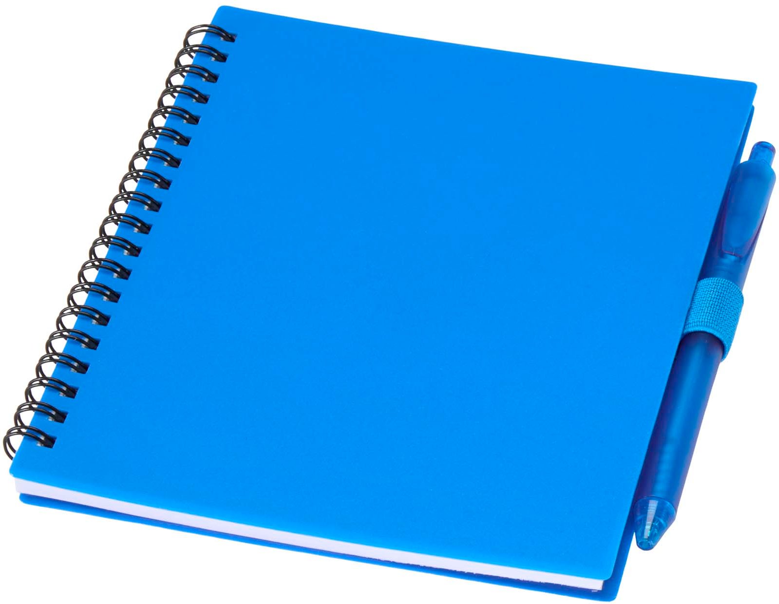 Hovedproduktbilde for Blå Niove Rplast Sett med Notatbok og Blått Blekk Kulepenn