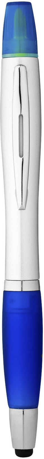 Hovedproduktbilde for Sølv/Kongeblå Nash Touch/Stylus Markeringstusj Sort Blekk Kulepenn