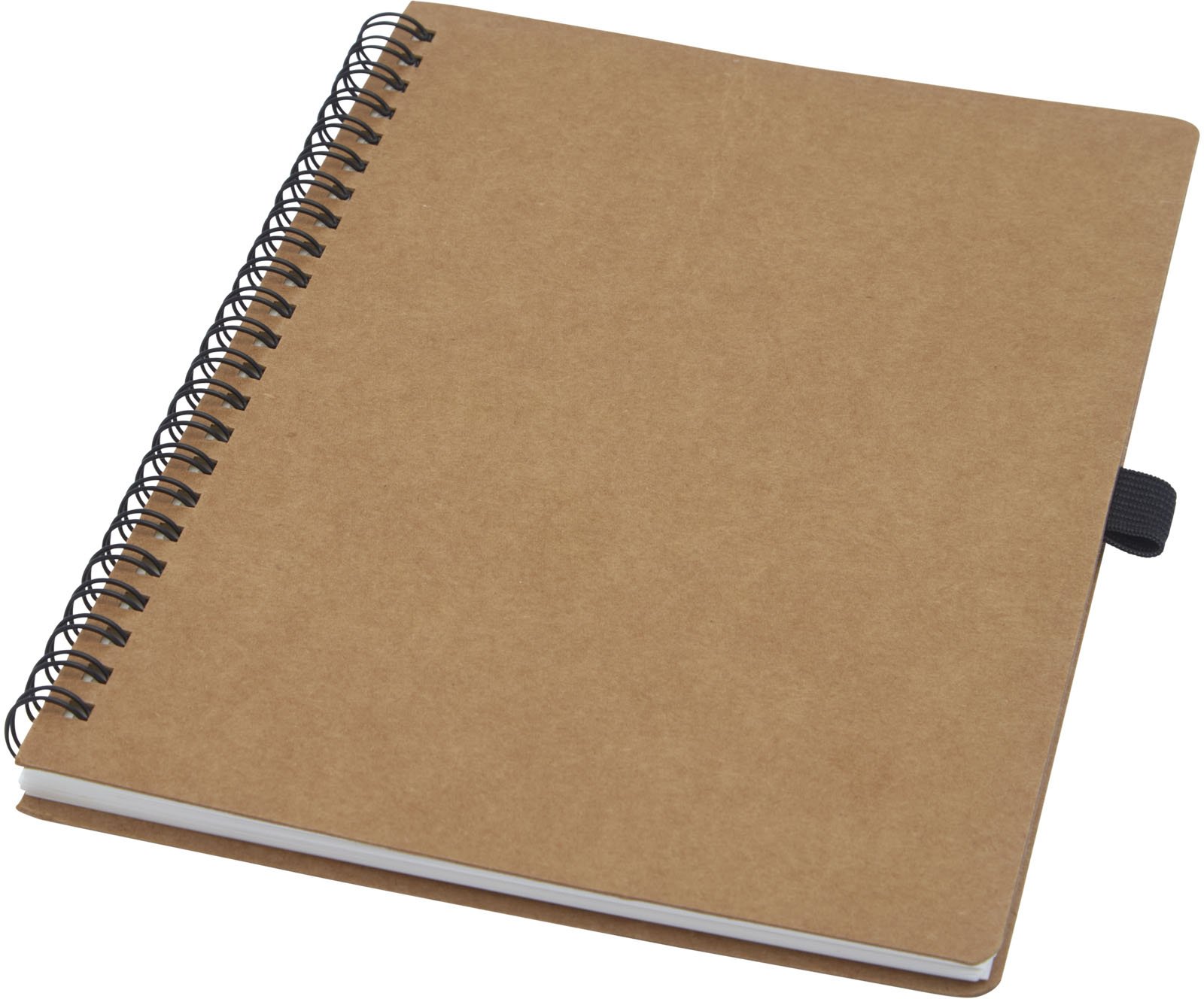 Hovedproduktbilde for Naturhvit Cobble A5 Wire-O Resirkulert Notatbok med Spiral