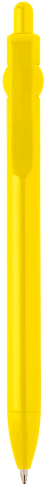 Hovedproduktbilde for Gul Fidget Resirkulert Plast Sort Blekk Kulepenn