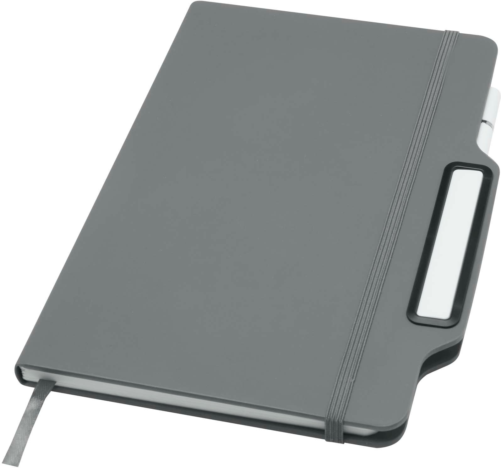 Hovedproduktbilde for Grå Nexus A5 Notatbok med Kombinert Penn og Blyant