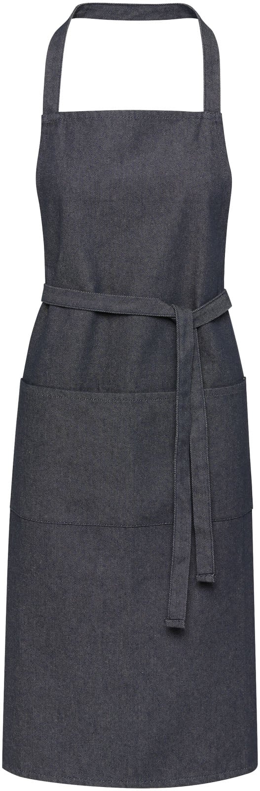 Hovedproduktbilde for Denimblå Nima 320 g/m2 Aware™ Resirkulert Denim Forkle