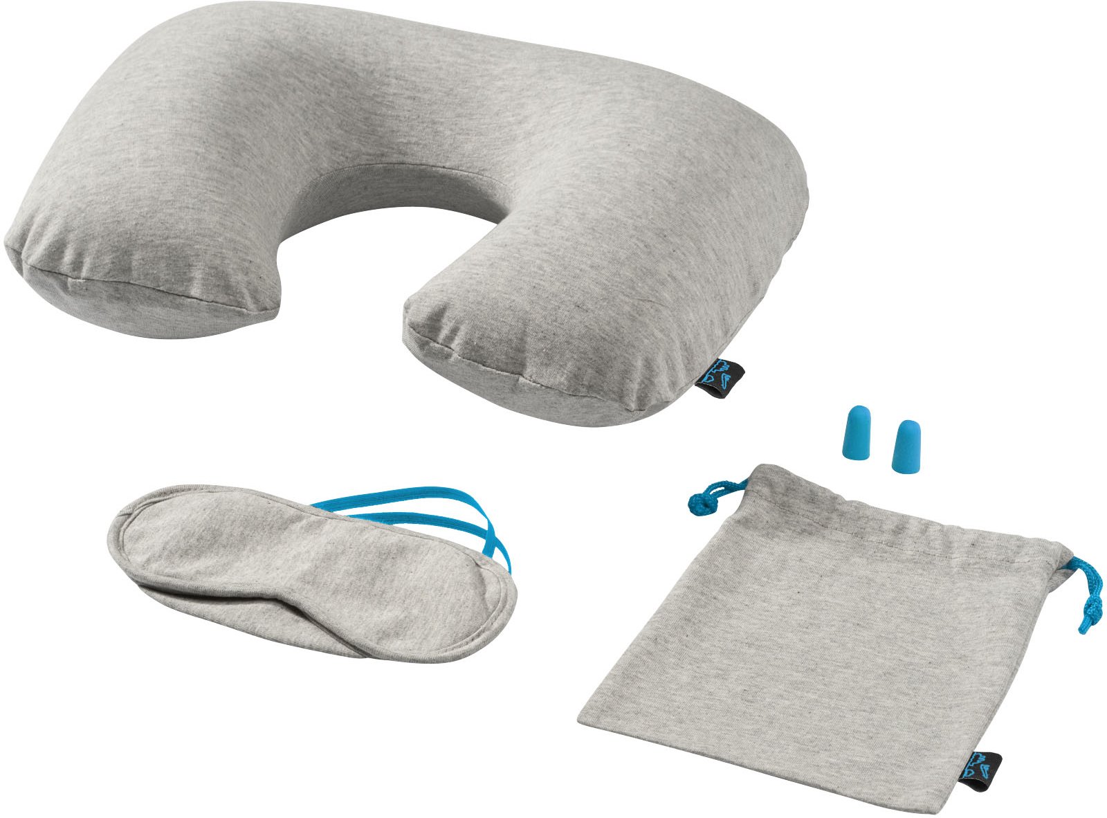 Hovedproduktbilde for Grå/Havblå Miami Reisesett