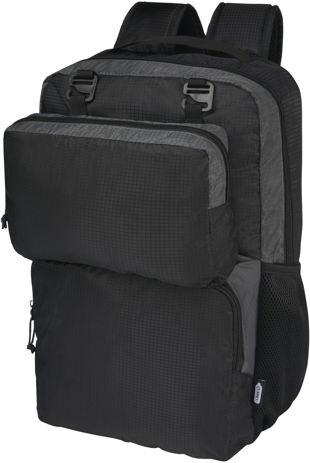 Hovedproduktbilde for Solid svart/Grå Reclaim GRS RPET 15" Ryggsekk