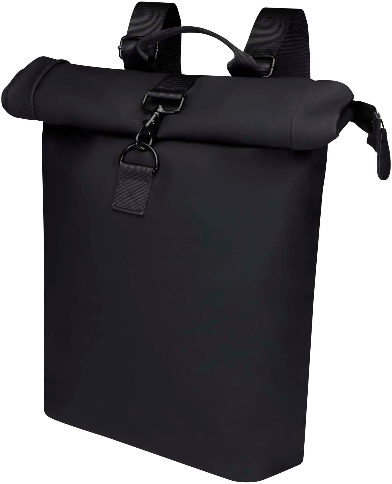 Hovedproduktbilde for Solid svart Turner Rplast og RPET 12L Rulletopp PC-ryggsekk