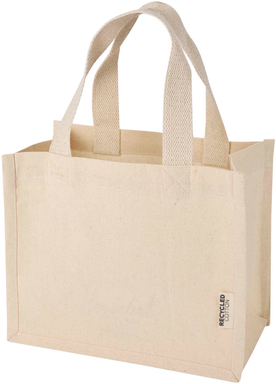 Hovedproduktbilde for Naturhvit Odessa 220 g/m² Resirkulert Bomull 9L Handlenett