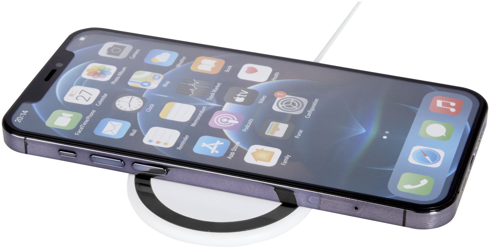 Hovedproduktbilde for Solid svart Peak 10W Magnetisk Ladeplate