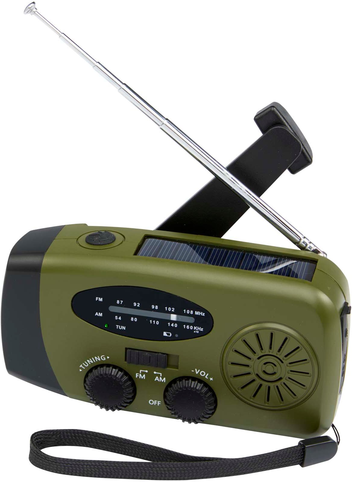 Hovedproduktbilde for Militærgrønn Avior RCS nødradio i resirkulert plast