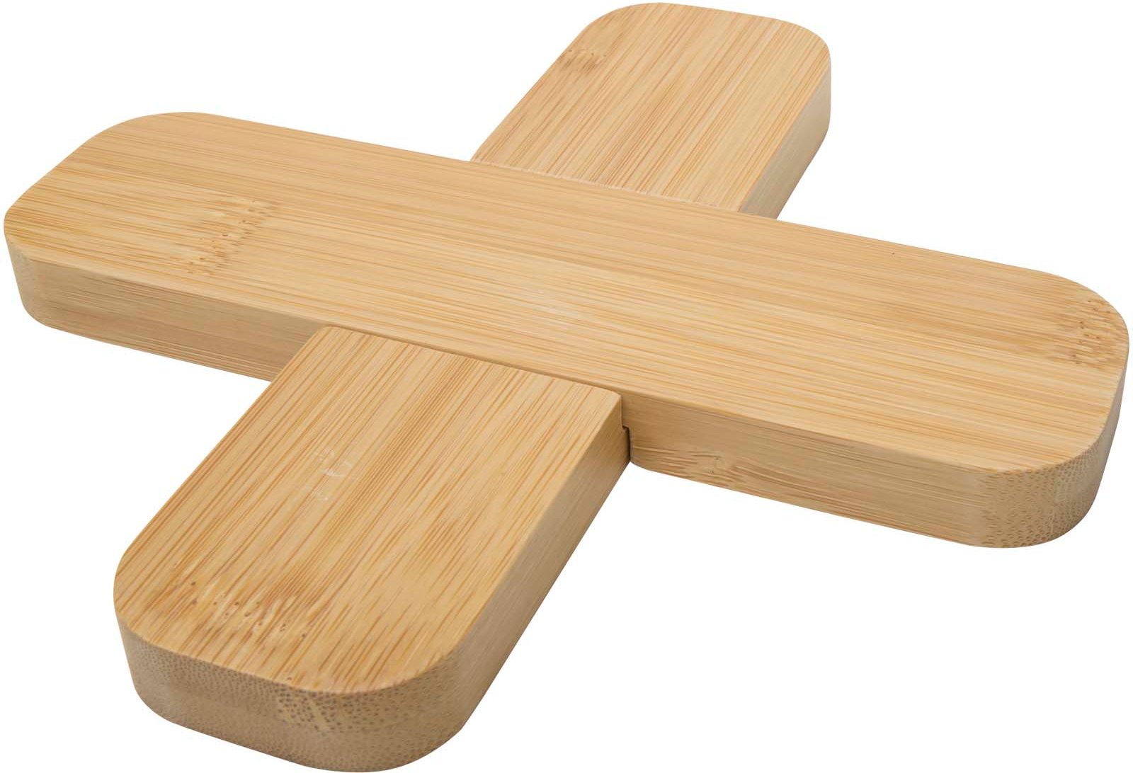 Hovedproduktbilde for Naturhvit Croc Bambus Stor Gryteunderlag