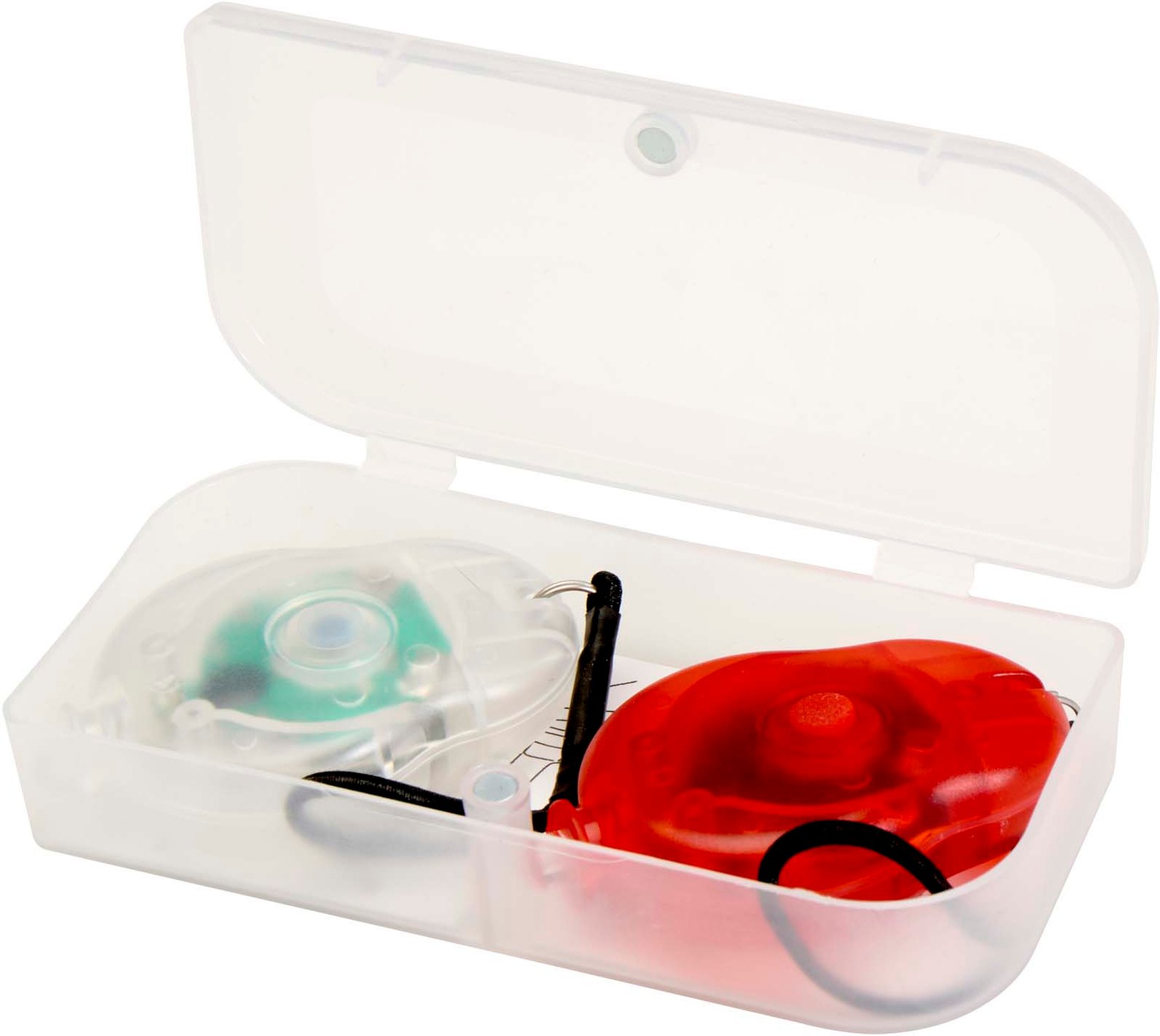 Hovedproduktbilde for Transparent klar Beamix Blinkende Sykkellyssett