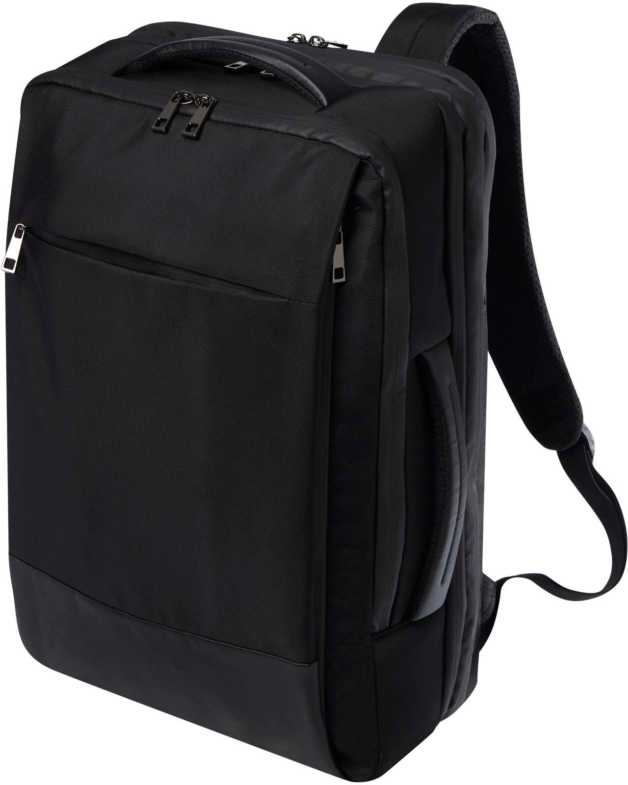 Hovedproduktbilde for Solid svart Expedition Pro GRS RPET Ekspanderbar Ryggsekk