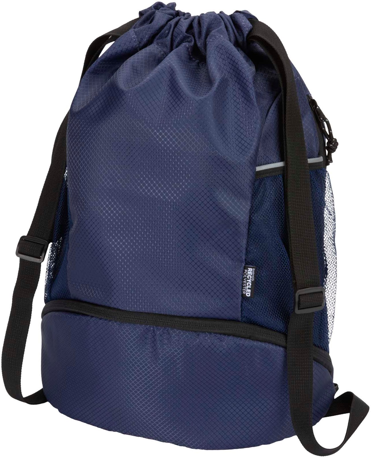 Hovedproduktbilde for Marineblå Nomad RPET 18L Gympose med Refleksdetaljer