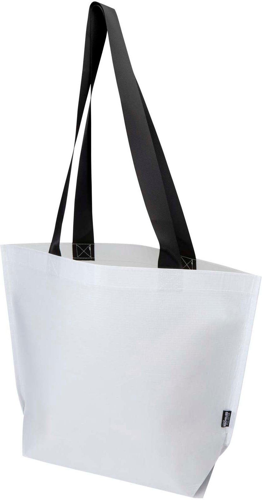 Hovedproduktbilde for Hvit Duo GRS RPET 18L Dobbeltlaminert  Shoppingbag