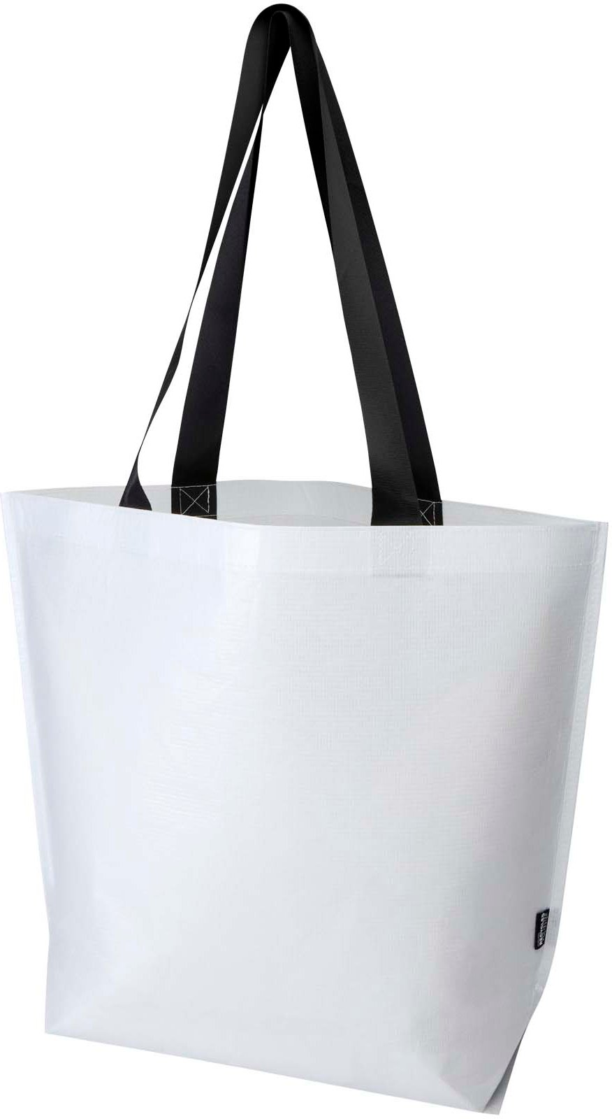 Hovedproduktbilde for Hvit Duo GRS RPET 30L Dobbeltlaminert  Shoppingbag