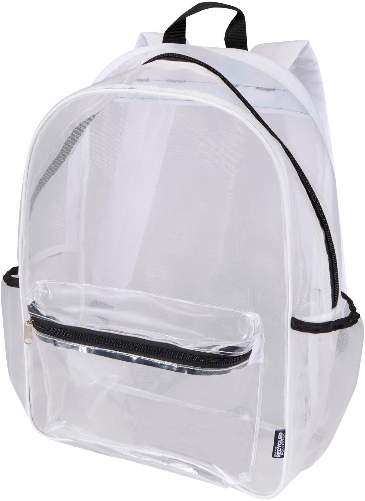 Hovedproduktbilde for Hvit Mesh GRS resirkulert ryggsekk 18L