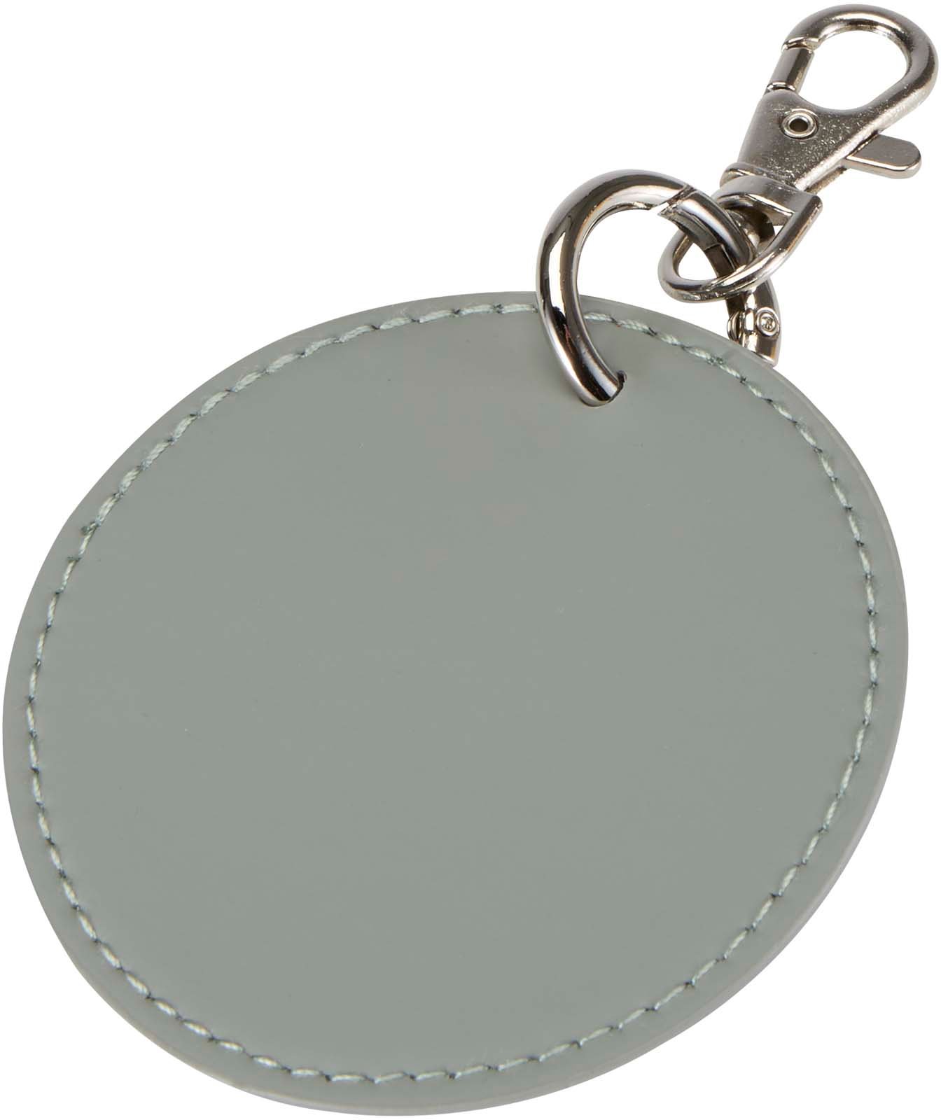 Hovedproduktbilde for Grå Resi Plus Resirkulert Nøkkelring med Rundt Anheng