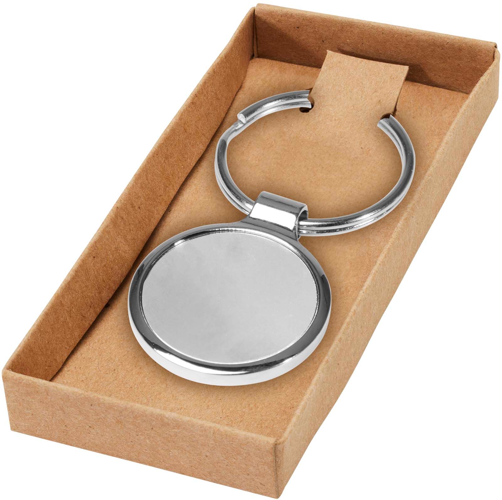 Hovedproduktbilde for Sølv Orlene Rund Nøkkelring