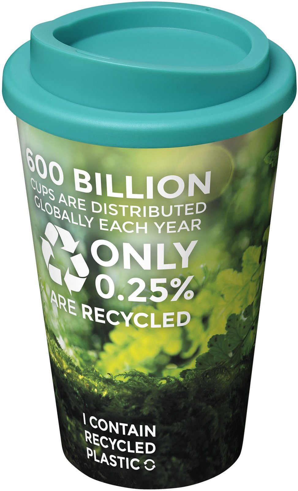 Hovedproduktbilde for Akvamarin Brite-Americano® 350 ml Resirkulert Plast Termokopp