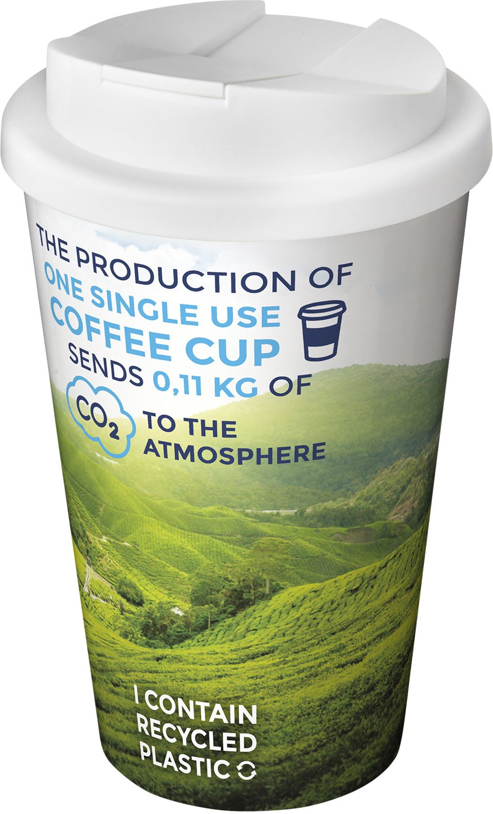 Hovedproduktbilde for Hvit Brite-Americano® 350 ml Sølesikker Termokopp