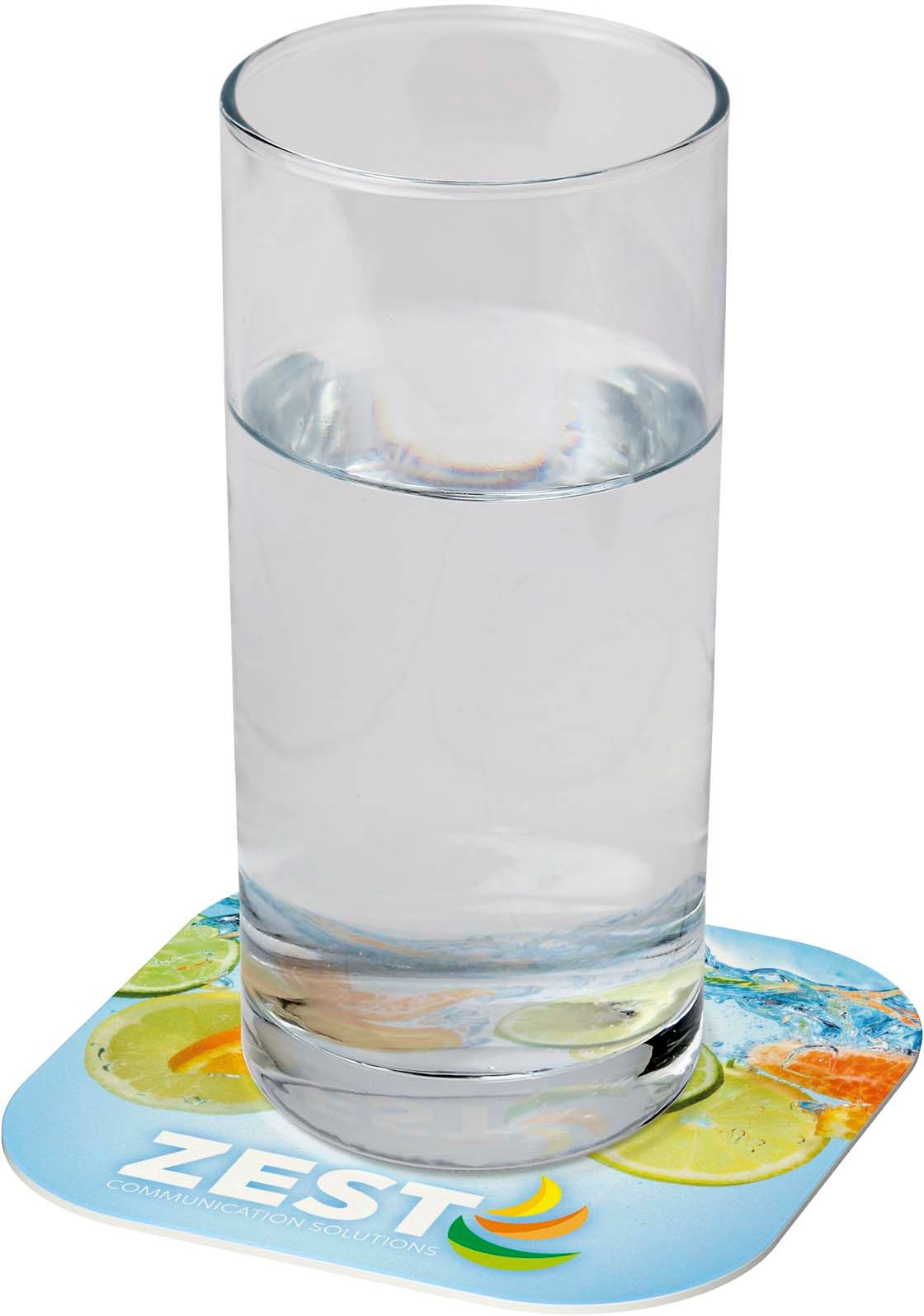 Hovedproduktbilde for Hvit Lumin Fullfargetrykket Glassbrikke