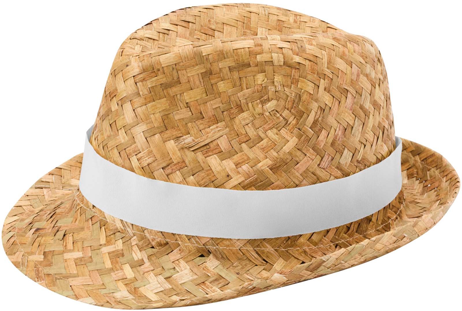 Hovedproduktbilde for Hvit/Naturhvit Pricus Halm Stråhatt