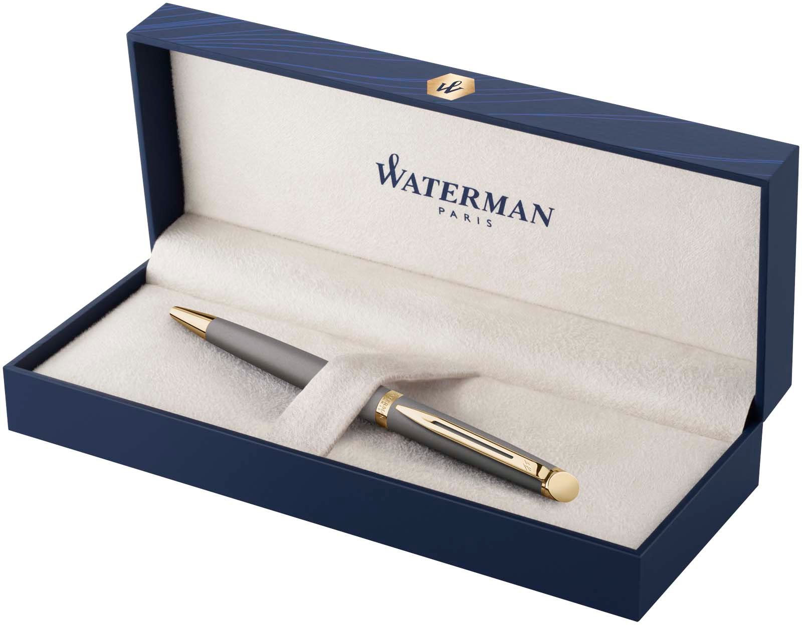 Hovedproduktbilde for Grå Waterman Waterman Hemisphere kulepenn M blått blekk