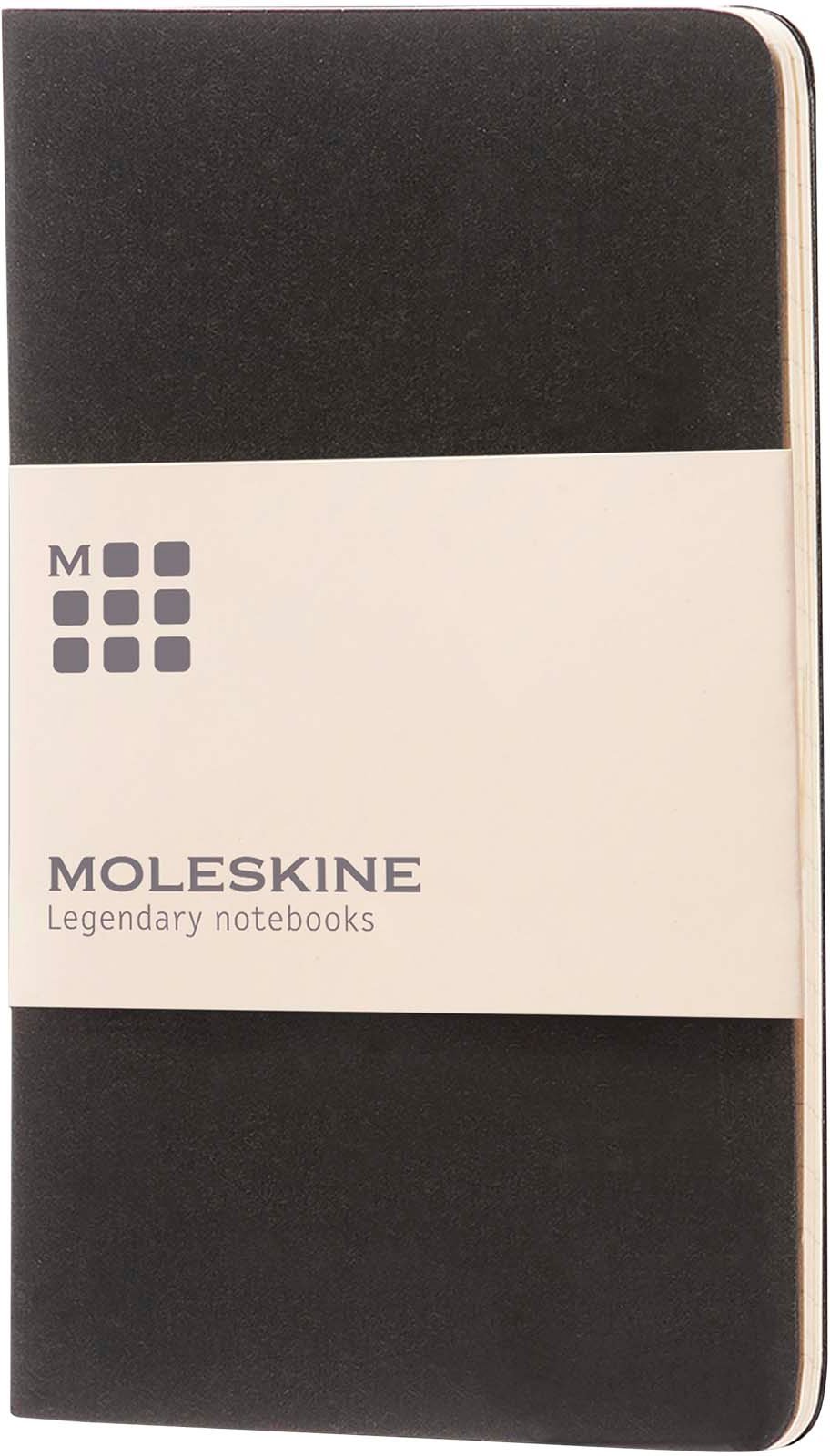 Hovedproduktbilde for Solid svart Moleskine Cahier Journal PK Linjert Notatbok