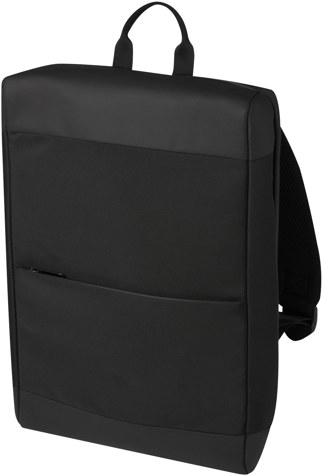 Hovedproduktbilde for Solid svart Tekiō Rise GRS RPET PC-ryggsekk