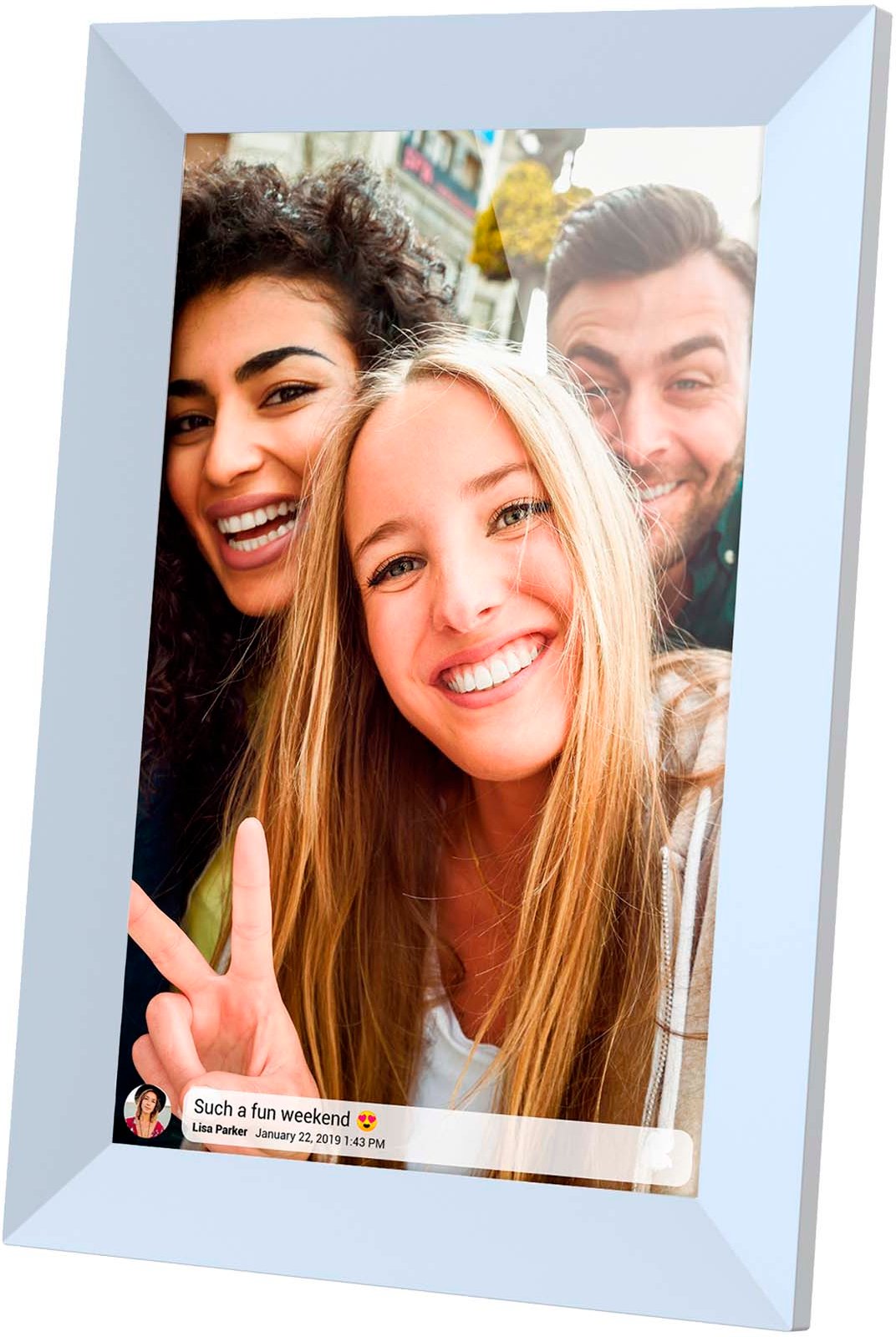 Hovedproduktbilde for Hvit Prixton Prado Frameo 10" Digital Fotoramme